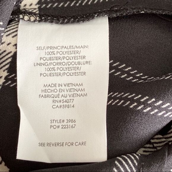 CABI Check Crossover Cami Size 8 #3986 NWT - Picture 7 of 7